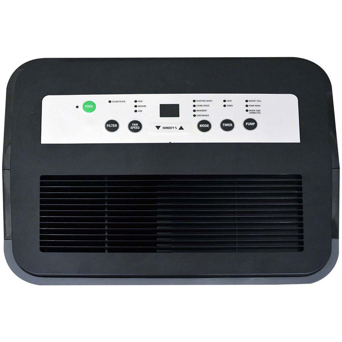 Restored Soleus 110 Pint Portable Dehumidifier with Built-In Pump (Factory Refurbished)