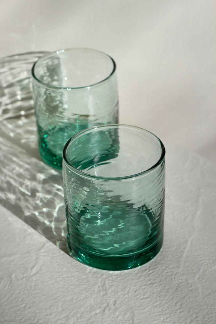 Rippled Handblown Glass