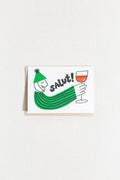 Salut Greeting Card