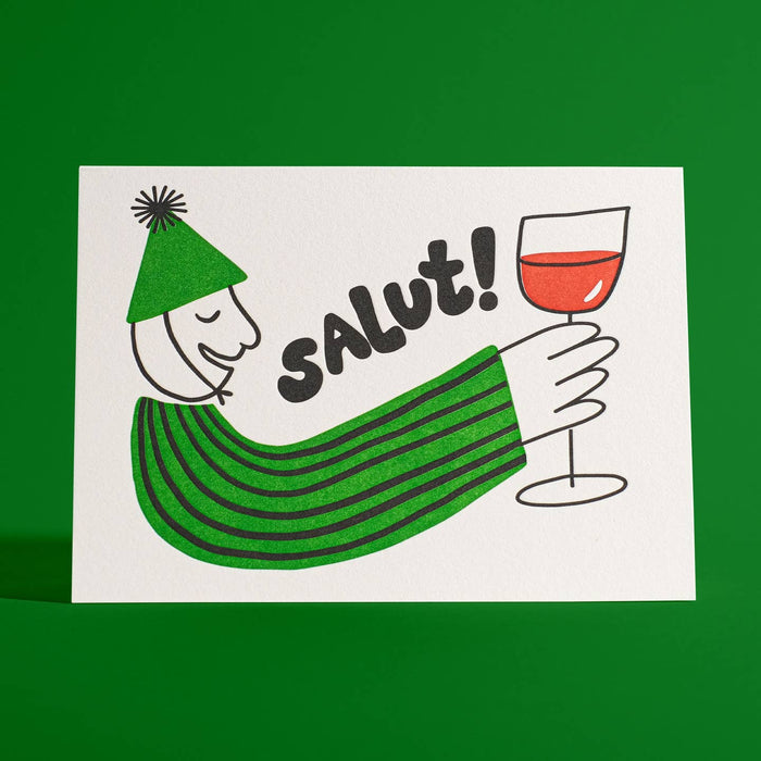 Salut Greeting Card