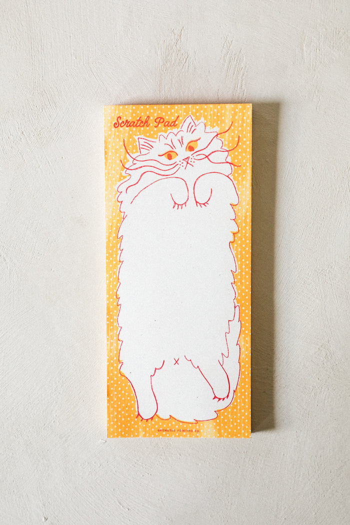 Scratch Pad Cat Notepad