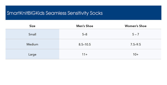 SmartKnit BIGKIDS Seamless Sensitivity Socks