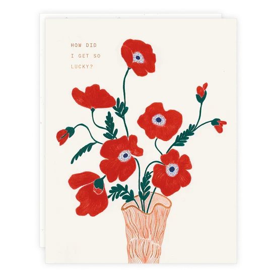 So Lucky Greeting Card