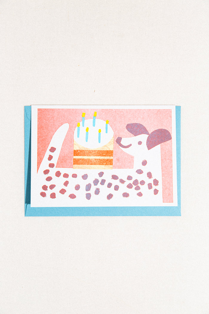 Spotty Birthday Greeting Card
