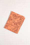 Stream Tea Towel / Clay + Orange