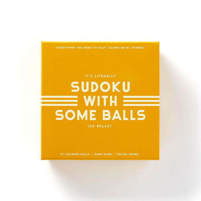 Sudoku With Some Balls Sudoku Game Set Galison