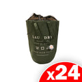 Suede Laundry Bag with Handles and Drawstring Closure, 24 Pack