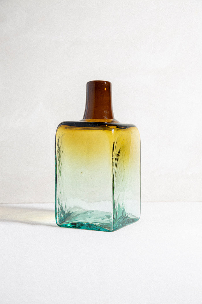 Sunflower Handblown Carafe