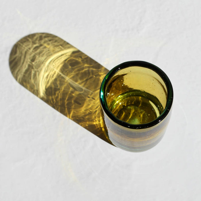 Sunflower Handblown Mini Tumbler
