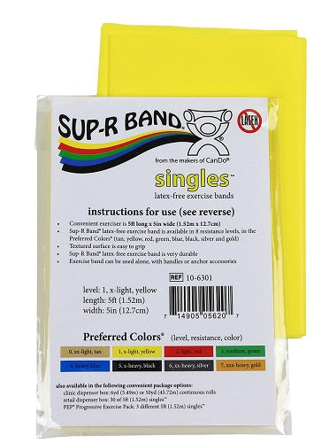 SUP-R BAND Single - Latex-Free Exercise Band