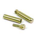 Brass tabletop pegs and fasteners in various sizes from Waterdale Collection hardware collection
