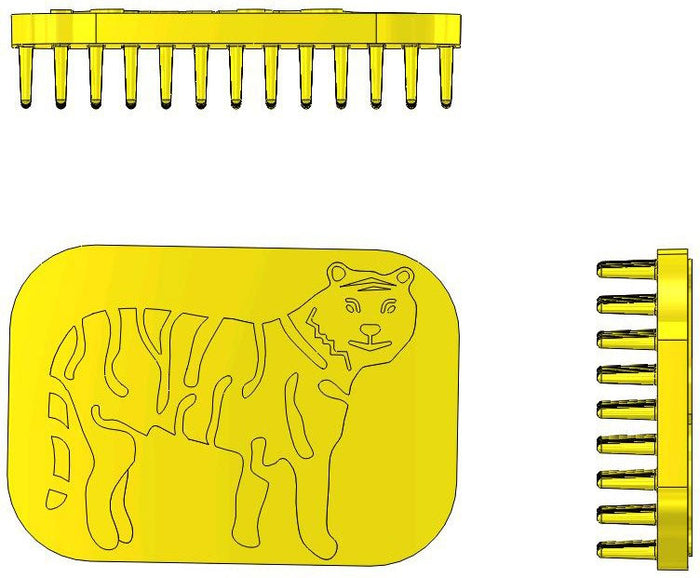 Tactile Tiger Sensory Brush