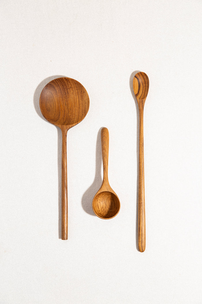 Teak Long Tasting Spoon