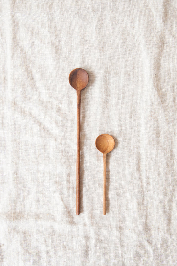 Teak Salt Spoon
