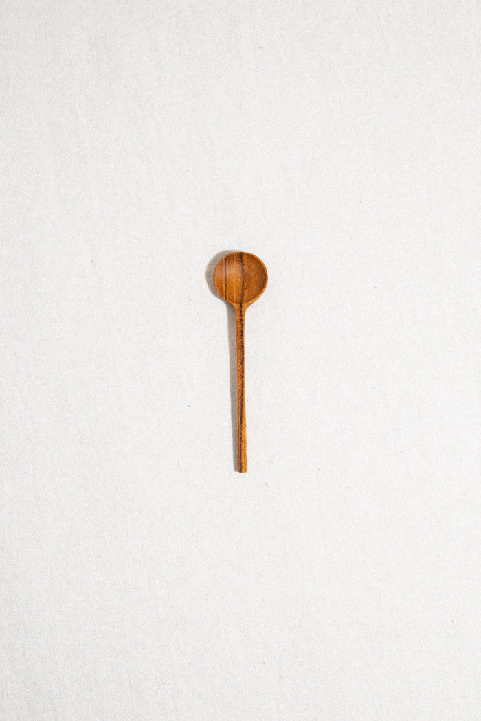 Teak Salt Spoon