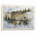 Teal Kosel Painted Batya Wall Art  by  Waterdale Collection