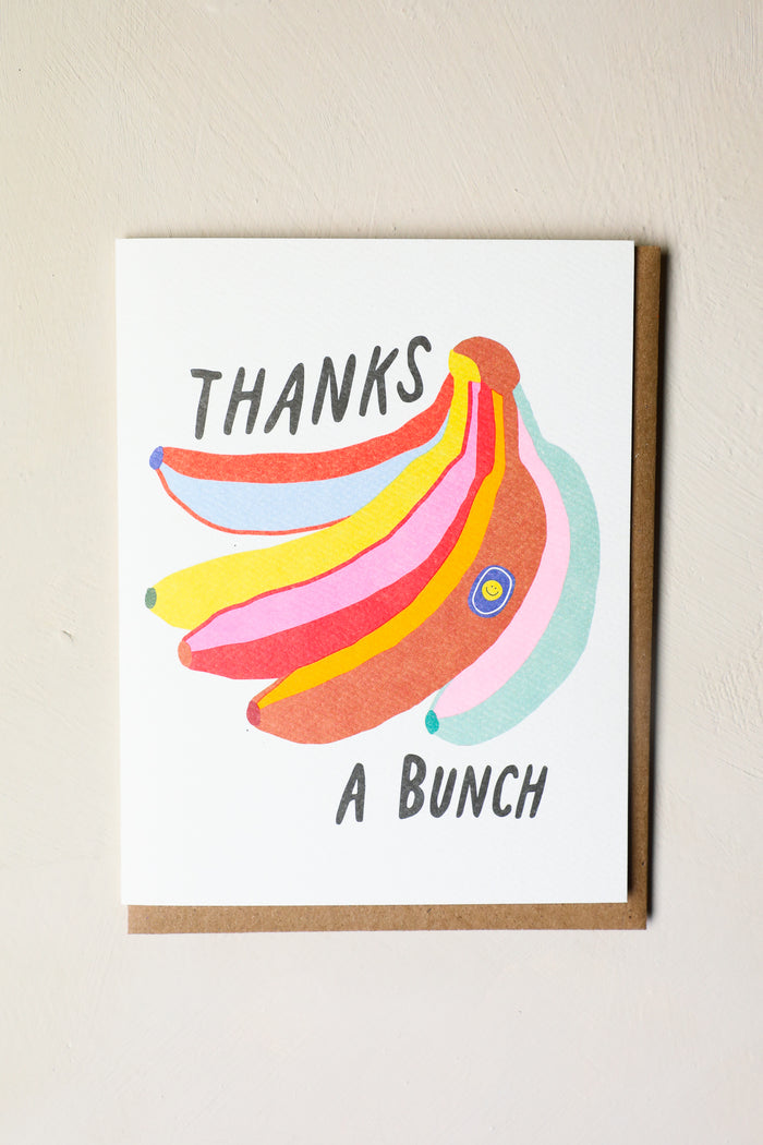 Thanks A Bunch Greeting Card
