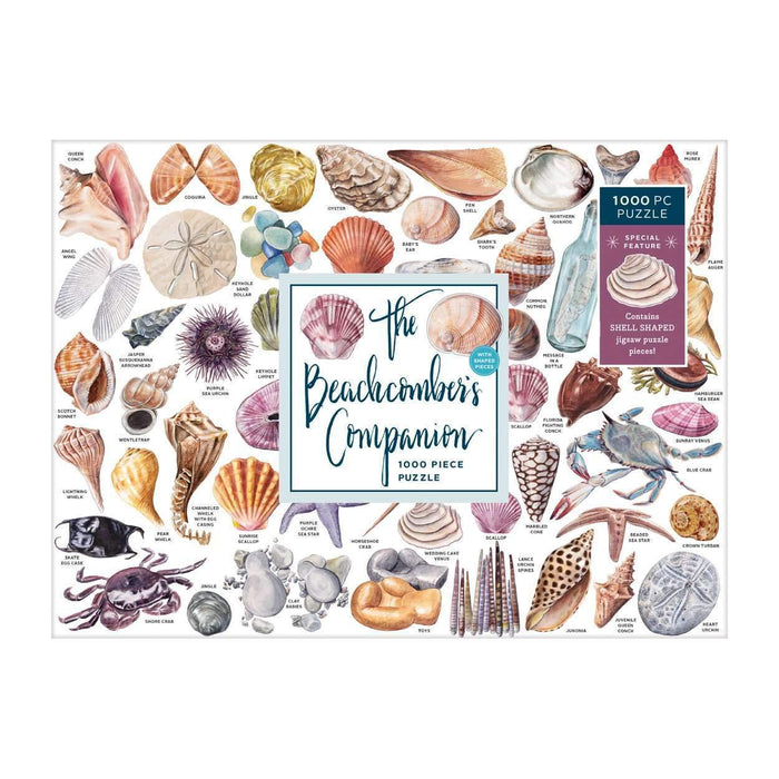 The Beachcomber's Companion 1000 Piece Puzzle With Shaped Pieces 1000 Piece Puzzles Galison