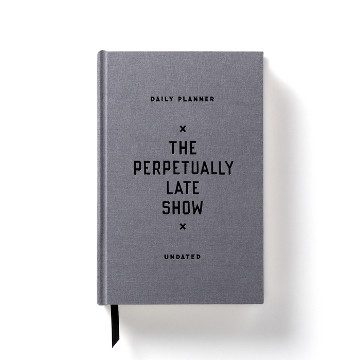The Perpetually Late Show Undated Standard Planner Planners Brass Monkey