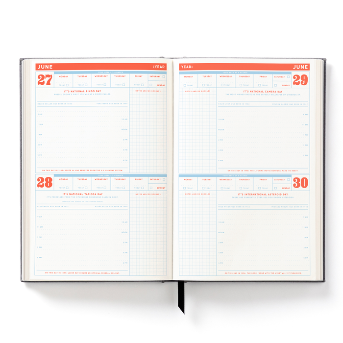 The Perpetually Late Show Undated Standard Planner Planners Brass Monkey