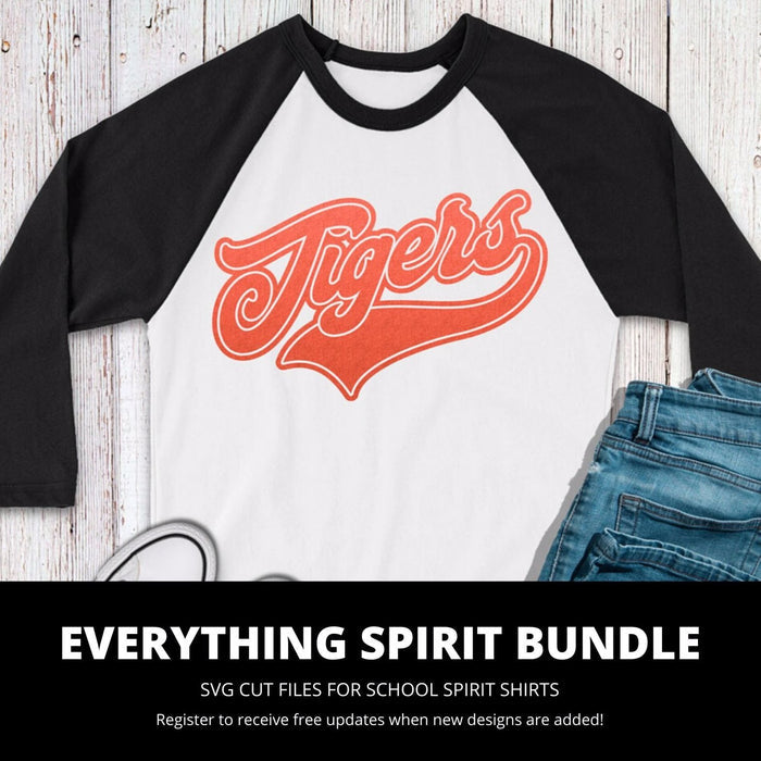 Tigers Everything Spirit Bundle | SVG DXF EPS PNG Cut Files