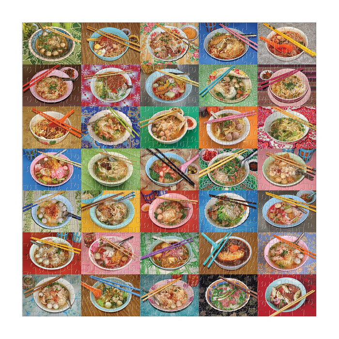 Noodles for Lunch 500 Piece Puzzle 500 Piece Puzzles Galison