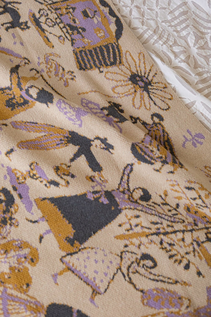 Village Lilac Blanket