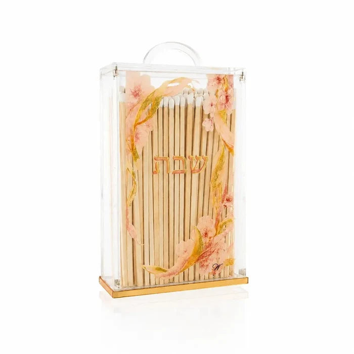 Watercolor Flowers Match Box Match Holder - Waterdale Collection