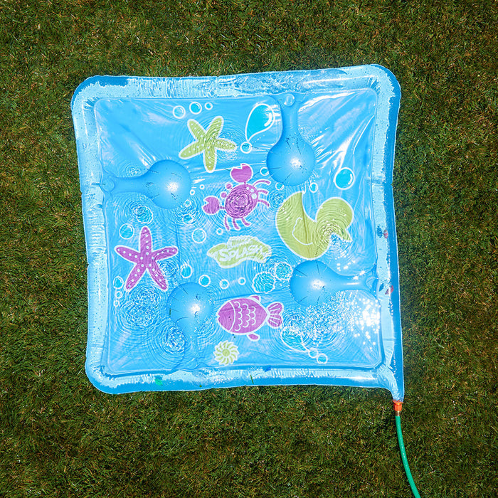 Wham-O Backyard Sea Creature Printed Children's Splash Pad with Inflatable Rim, 12 Pack