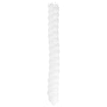 White braided Havdalah candle with multiple wicks, traditional Jewish ceremonial candle for Shabbat blessings