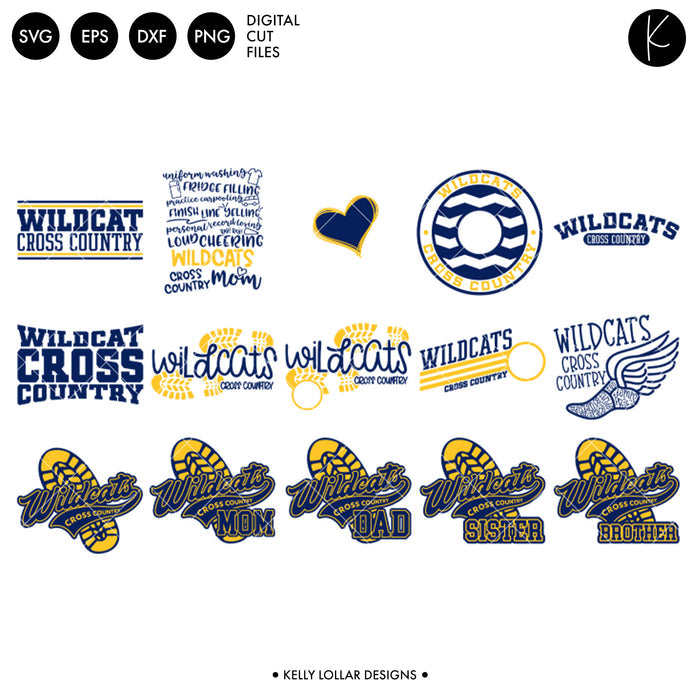 Wildcats Everything Spirit Bundle | SVG DXF EPS PNG Cut Files