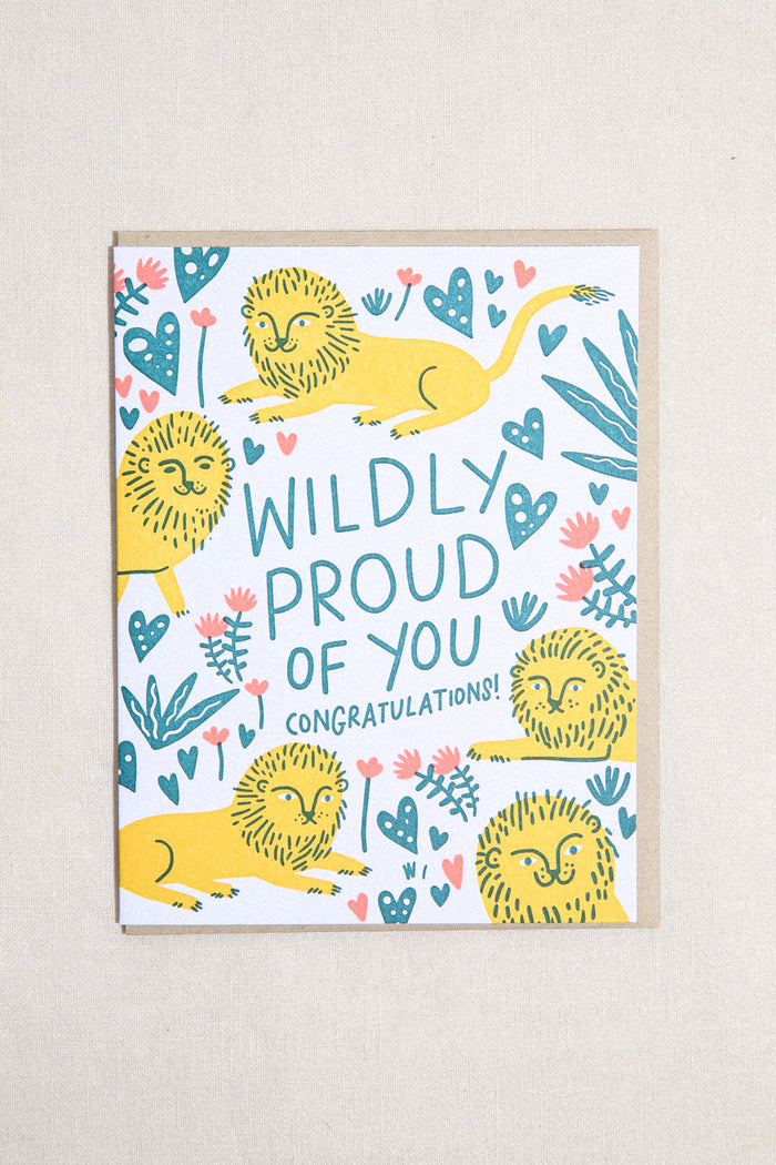 Wildly Proud Greeting Card