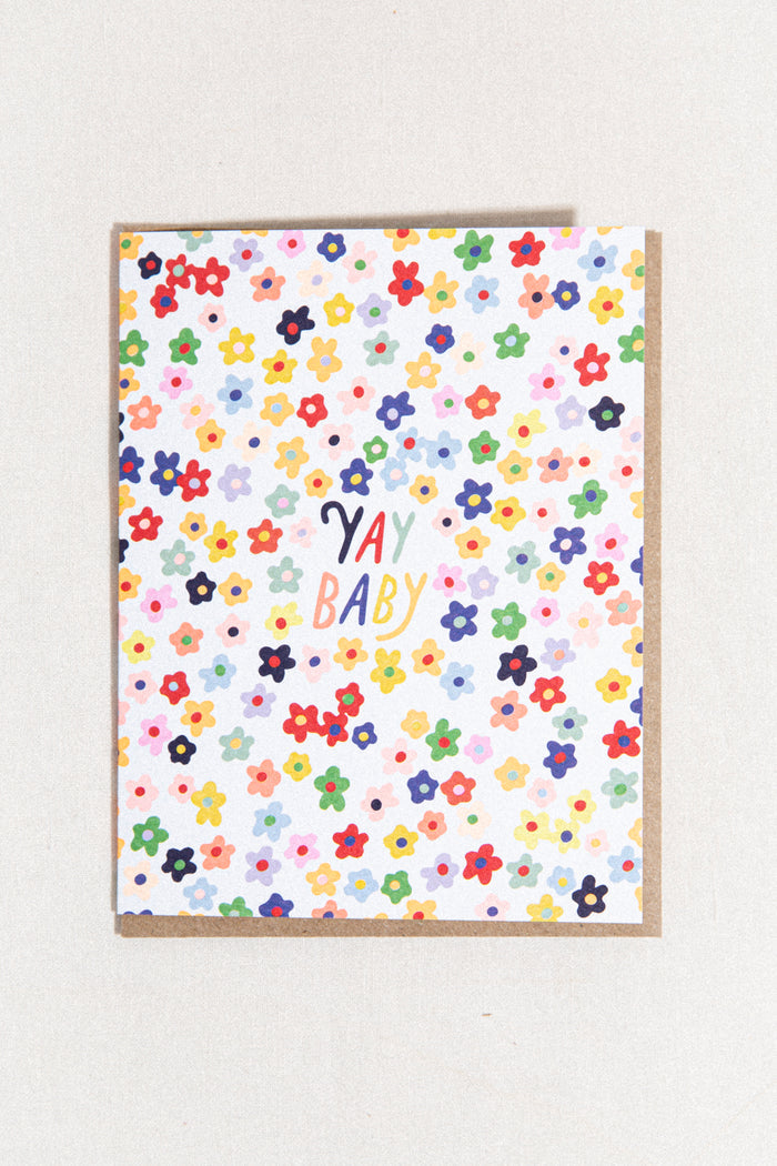 Yay Baby Greeting Card