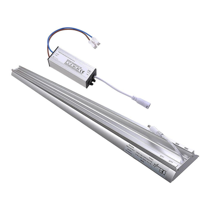 Yescom 40w LED Shop Light Fixture 2-Lamp 4500LM White, 10 Pack