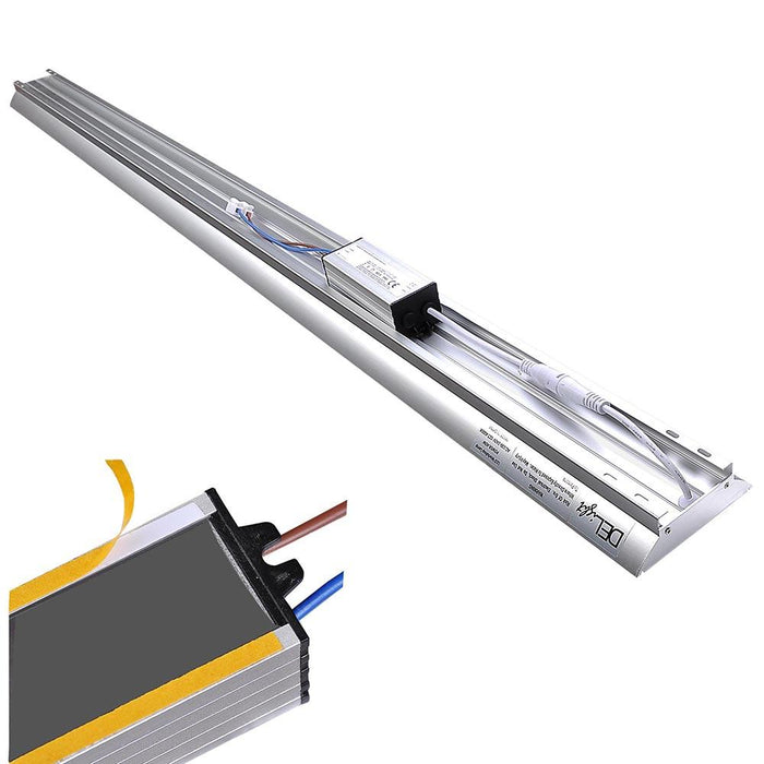 Yescom 40w LED Shop Light Fixture 2-Lamp 4500LM White, 10 Pack