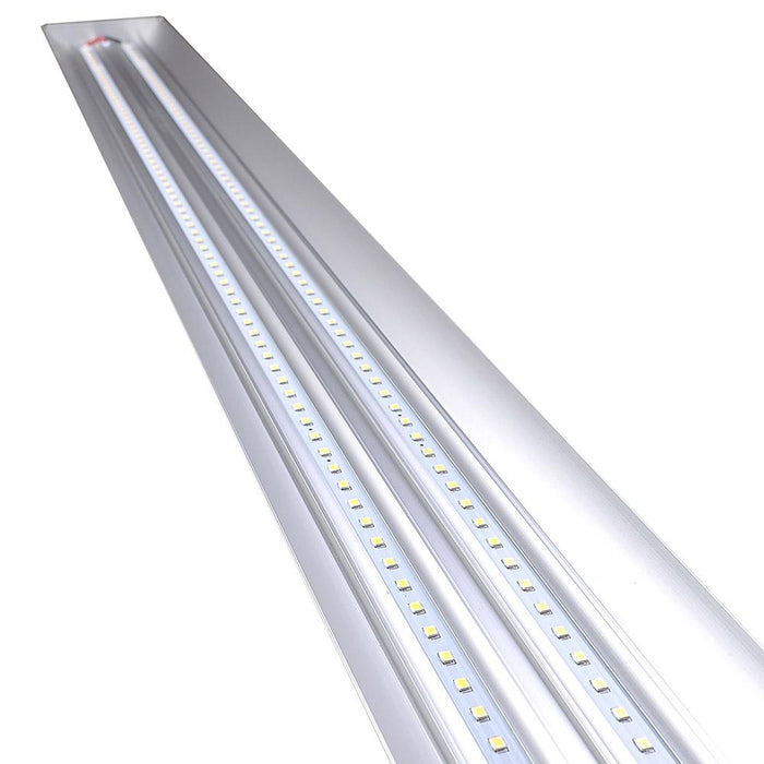 Yescom 40w LED Shop Light Fixture 2-Lamp 4500LM White, 10 Pack