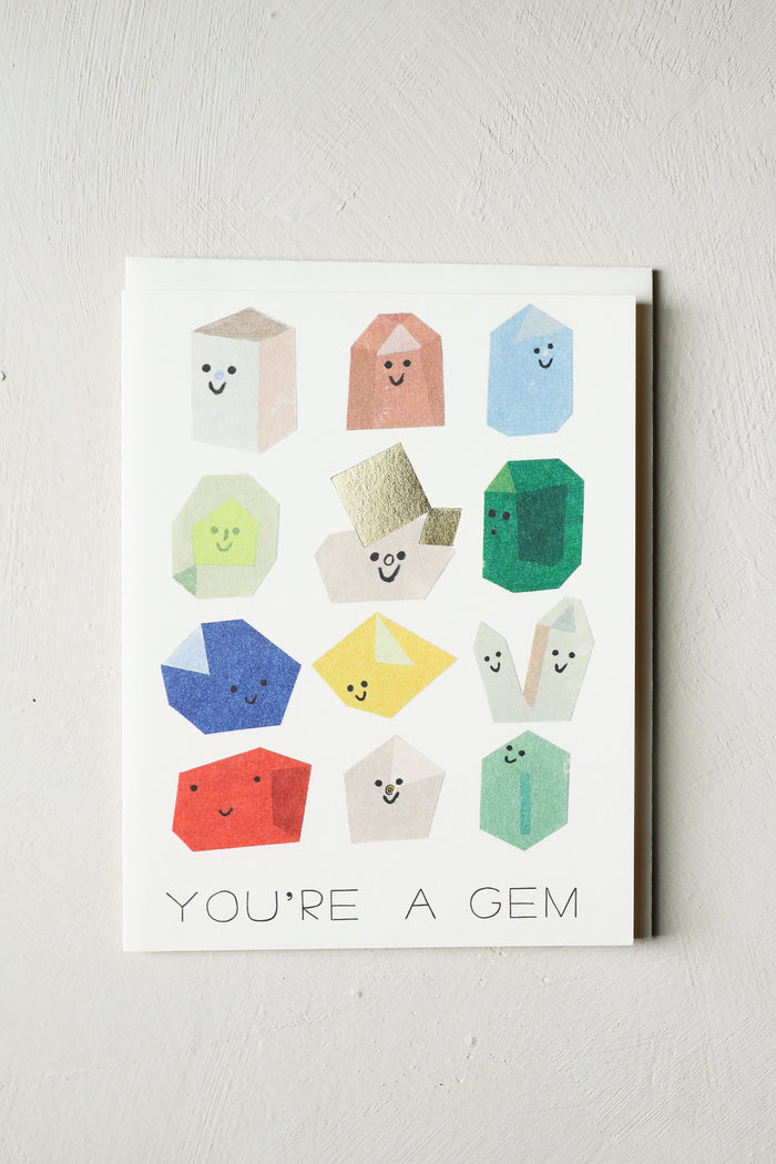 You're A Gem Greeting Card